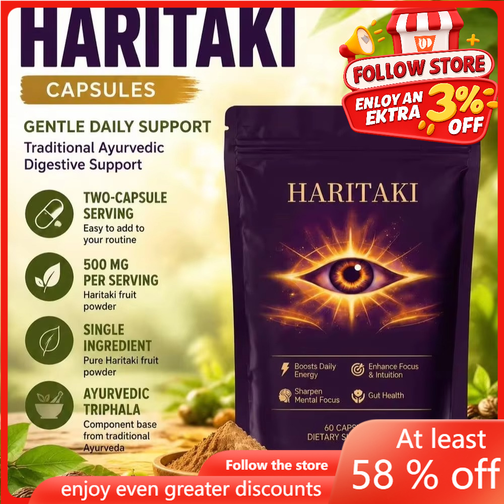 Herbal Tea - كبسولات هاريتاكي لدعم الطاقة اليومية والتركيز