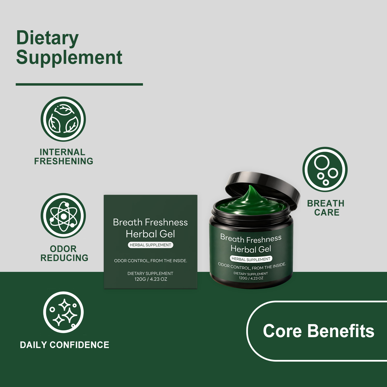 مكمل جل عشبي لانعاش النفس بنكه - مراجعة Herbal Supplement وسعره
