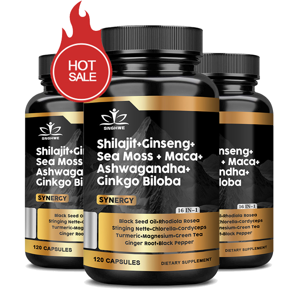 مكملات Shilajit الجينسنغ وطحلب - مراجعة Ginger Tea وسعره