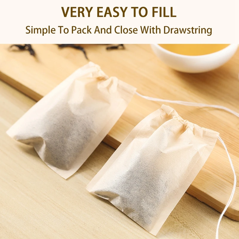 100 قطعة أكياس الشاي مع فلتر ا - مراجعة Herbal Tea وسعره