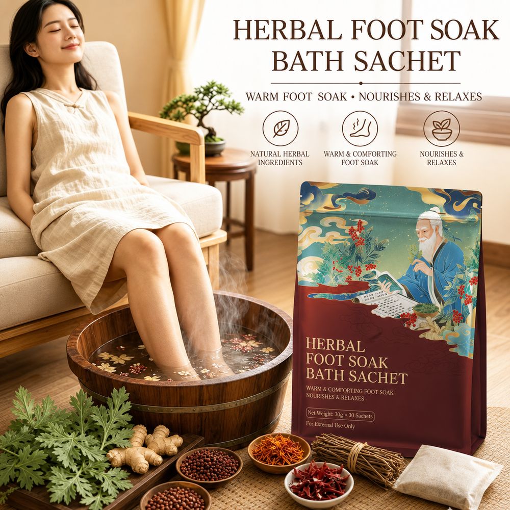 أكياس حمام القدم بخلاصة نبات ا - مراجعة Dried Herbs وسعره