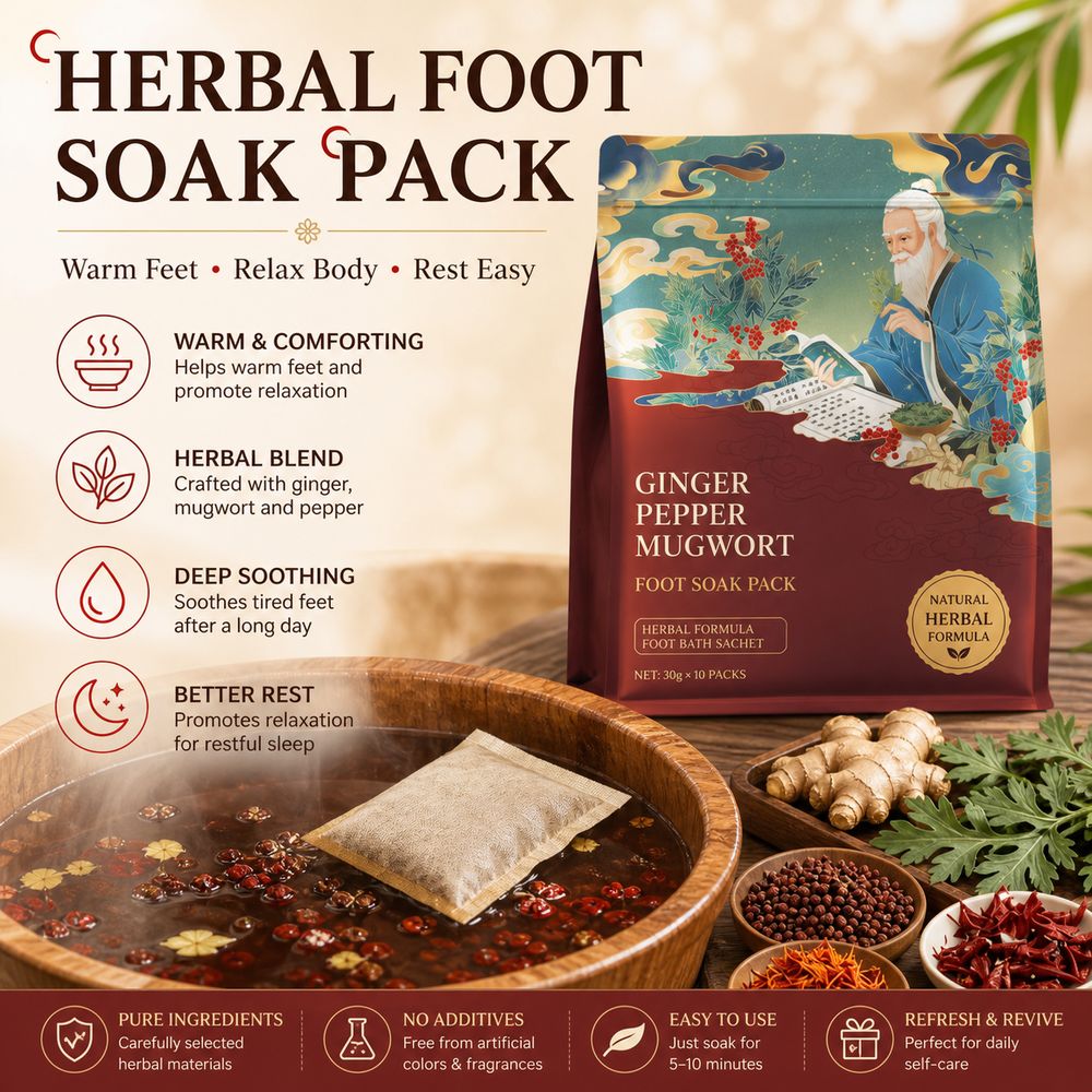 أكياس حمام القدم بخلاصة نبات ا - مراجعة Dried Herbs وسعره